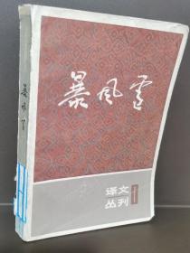 译文丛刊:暴风雪