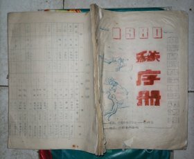 1980年曲阜师院秋季田径运动会秩序册