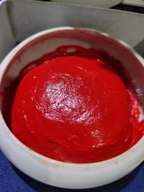 朱砂，金色印泥，自配印泥缸，60.70时年代景德镇瓷缸