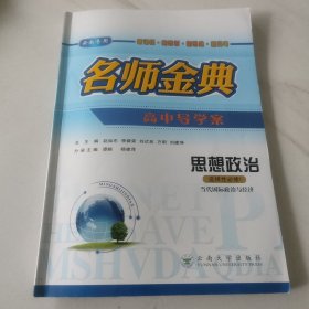 名师金典高中导学案 思想政治 选择性必修1当代国际政治与经济
