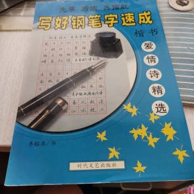 写好钢笔字速成（楷书）爱情诗精选
