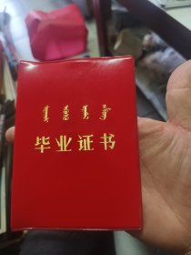 毕业证书（买一送一，带蒙文）