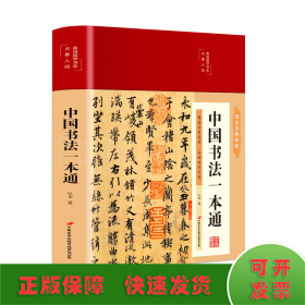 中国书法一本通 青少年中国传世书法技法书法大全 传世书法培训教材书