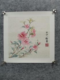 池福云老师写意花草作品。