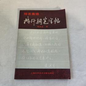 赠言集锦 楷行钢笔字帖 作者签名