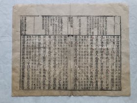古籍散页《礼记约编》一页，页码 19，页面展开尺寸32*25厘米。这是一张古籍散页，不是一本书，自然老旧，天头轻微破损缺纸，详见细节图，本店作品都是实售价格，不做任何虚标价格，不包邮、不议价，看好直接下单即可，同一包裹100件之内自动合并邮资。