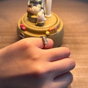 仿真莫桑钻s925银戒指男士女情侣一对戒订结婚求婚纯色指环小指