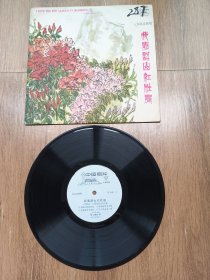 1978年老黑胶唱片，我爱韶山红杜鹃，带歌词歌词，品隹，
