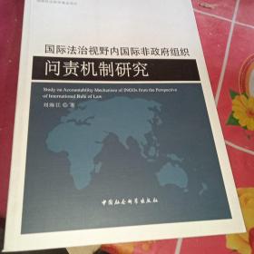 国际法治视野内国际非政府组织问责机制研究