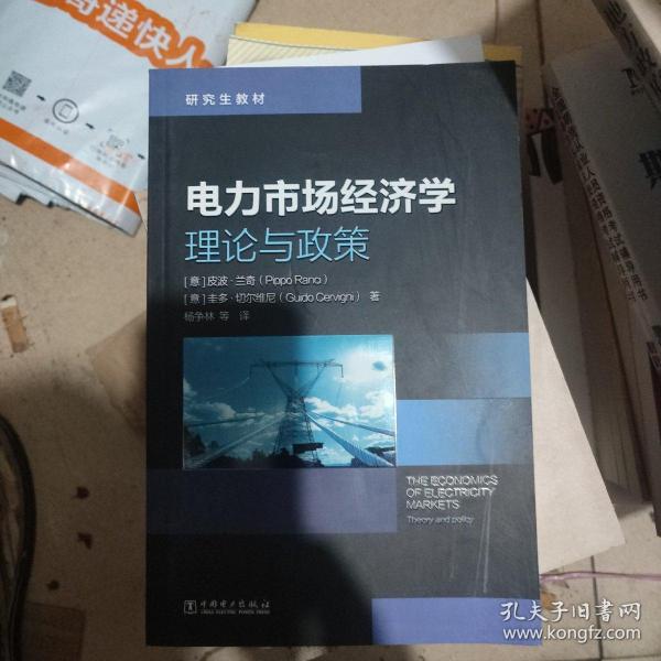 研究生教材  电力市场经济学：理论与政策