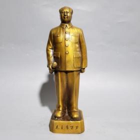 毛主席铜像全黄铜雕挥手塑像家居客厅办公时尚装饰品乔迁礼品摆件