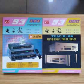 电子报：1993年合订本（上下），品相好