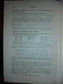 ALGEBRA FOR COLLEGES AND SCHOOLS   高等代数  1925年商务印书馆影印