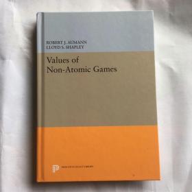 Values of Non-Atomic Games  非原子游戏的价值    英文原版  精装