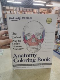 Anatomy Coloring Book 卡普兰 解剖学涂色书 第六版（人体解剖学涂色绘本书 英文版）