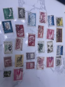 老纪特邮票旧票26张信销票大部分有瑕疵 介意勿拍打包便宜出80元