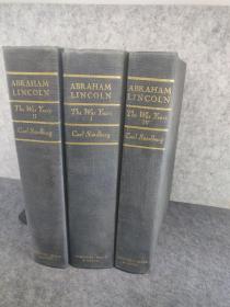 Abraham Lincoln:The War Years  1.2 4三册合售