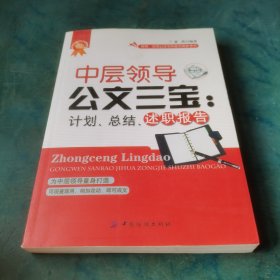 中层领导公文三宝：计划、总结、述职报告