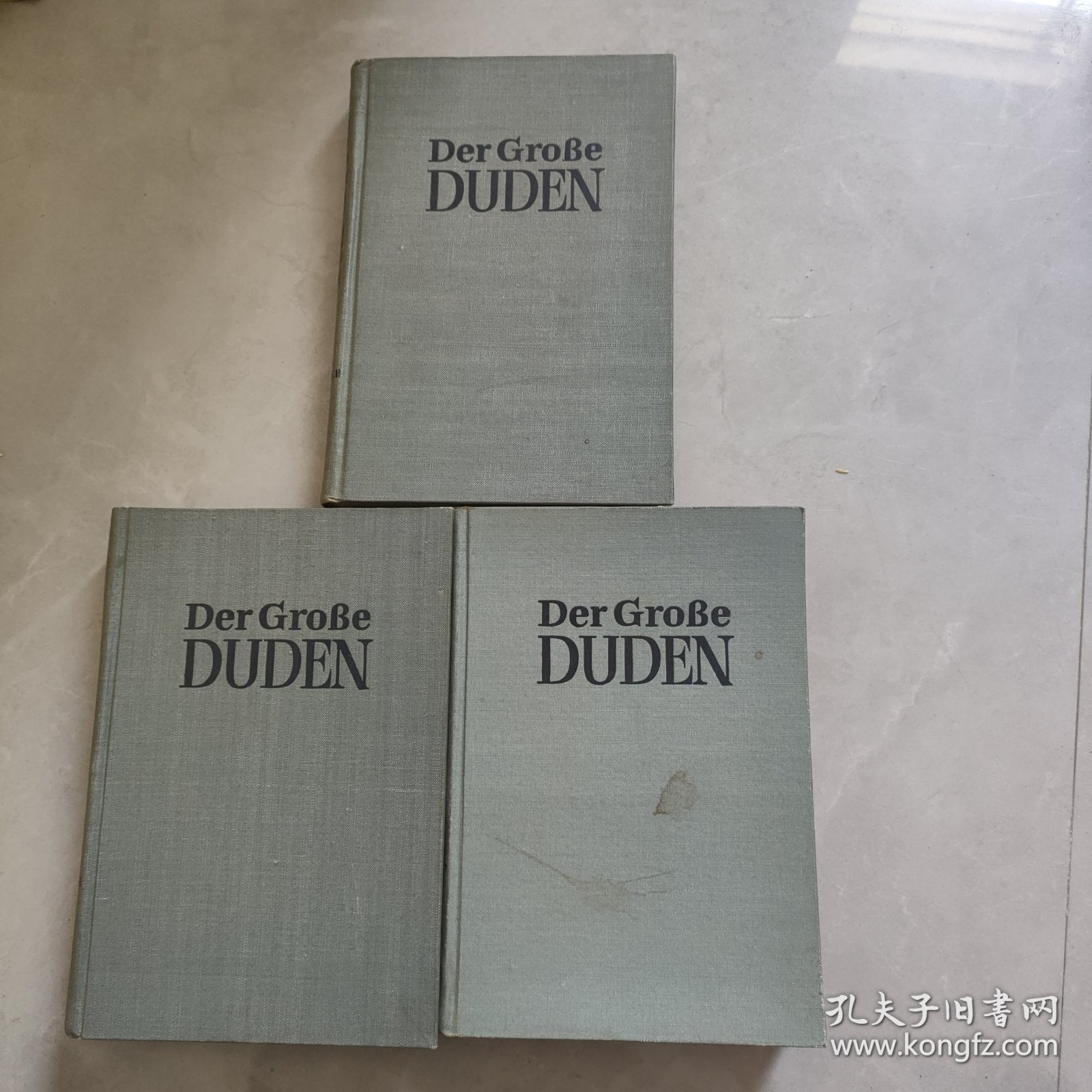 DER GROBE DUDEN 大杜登辞典（1，5，7）3本合售