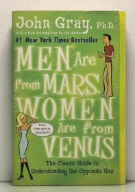 男人来自金星，女人来自火星   Men Are from Mars, Women Are from Venus: The Classic Guide to Understanding by John Gray （两性）英文原版书