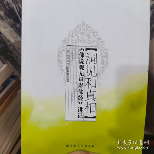 洞见和真相：《佛说观无量寿佛经》讲记