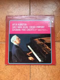 68年美国版黑胶名盘:[二十世纪传奇的钢琴大师] Artur Rubinstein [阿图尔·鲁宾斯坦]《舒曼-钢琴协奏曲》Schumann & Piano Concertos
: Arthur Rubinstein / Chicago Symphony Orchestra / Carlo Maria Giulini