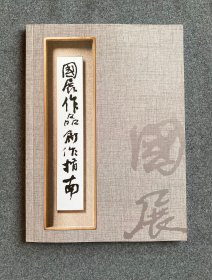 国展指南200页16开 十三届国展作品的测评资料