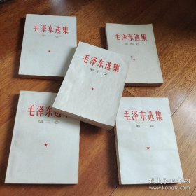 毛泽东选集全五卷（内页干净）