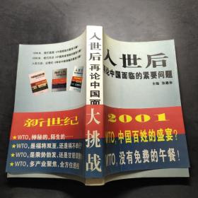 入世后再论中国面临的紧要问题