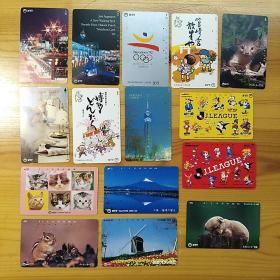 日本公共电话卡·15枚·详见书影及描述·B·Y·Z·2·00·10