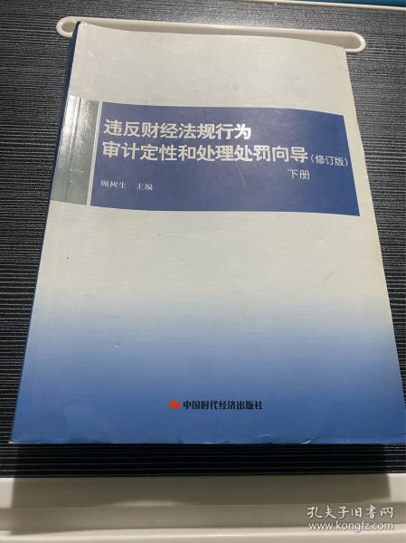 违反财经法规行为审计定性和处理处罚向导（修订版 下册）