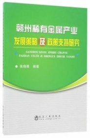 【现货速发】赣州稀有金属产业发展策略及政策支持研究张晓青冶金工业出版社