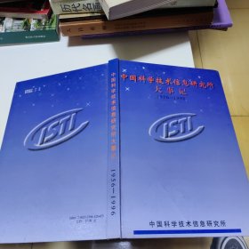 中国科学技术信息研究所大事记（1956-1996）