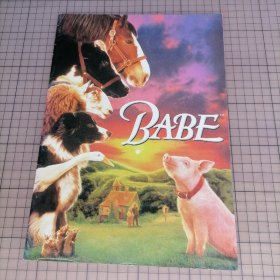 日版 BABE 小猪宝贝 （小猪唛、我不笨，所以我有话要说）美国1995年 电影小册子资料书