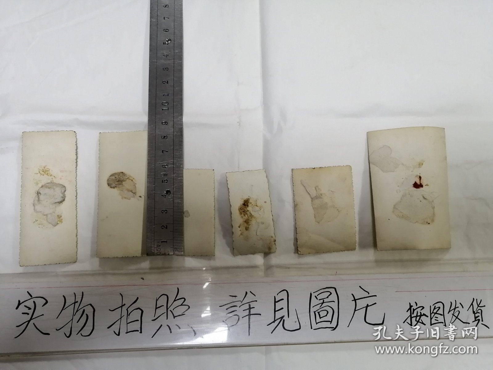 黑白照片(沈阳红旗广场毛主席塑像）等六张照片合售