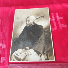 头上长角的男人;程之？民国或清代 独特 珍稀 孤品