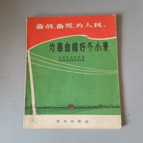 为革命种好冬小麦