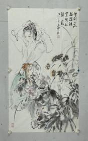 张志中   尺寸  97/56 软件
著名水墨画画家，北京语言文化大学教授（1945.5—）署名张志中，河北人。擅长水墨画。1966年毕业于中央美术学院附中。北京语言文化大学教授，一级美术师，中国美术家协会会员