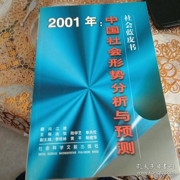 2001年:中国社会形势分析与预测