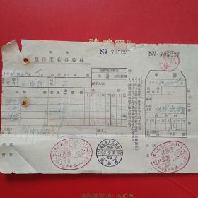 1954年12月9日，沈阳市人民政府税务局，私人企业，竹林旅馆，住宿费（生日票据，旅馆业发票）。（6-2）