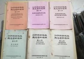 江阴棉纺织厂厂志资料汇编（1901-1985）：厂志、厂党史、历史沿革、规章制度、企业管理、文化教育、先进事迹｜七册合售