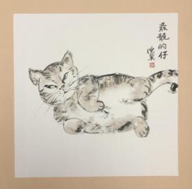 国画.猫