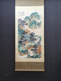 吴湖帆 精品纸本幽谷云峰