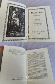 简·奥斯汀 The Folio Jane Austen : Mansfield Park , Emma, Pride & Prejudice , Sense & Sensibility , Persuasion , Northanger Abbey , Shorter Works 7卷盒装 1988年 傲慢与偏见 劝导 曼菲尔德庄园 诺桑觉寺 爱玛 理智与情感