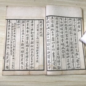 原刻影印郑板桥全集：板桥诗钞、板桥词钞和板桥题画 合售两册