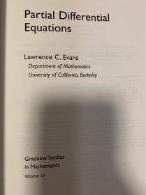 Partial Differential Equations (Graduate Studies in Mathematics, V. 19) GSM/19