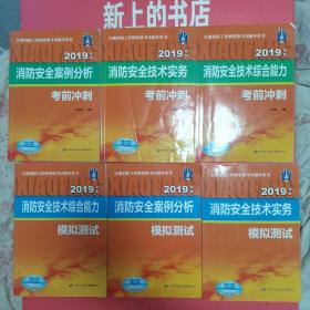 2019年版，注册消防工程师资格考试辅导用书一一，消防安全案例分析考前冲刺，消防安全技术实务考前冲刺，消防安全技术综合能力考前冲刺，消防安全技术综合能力模拟测试，消防安全案例分析模拟测试，消防安全技术实务模拟测试（共九本）