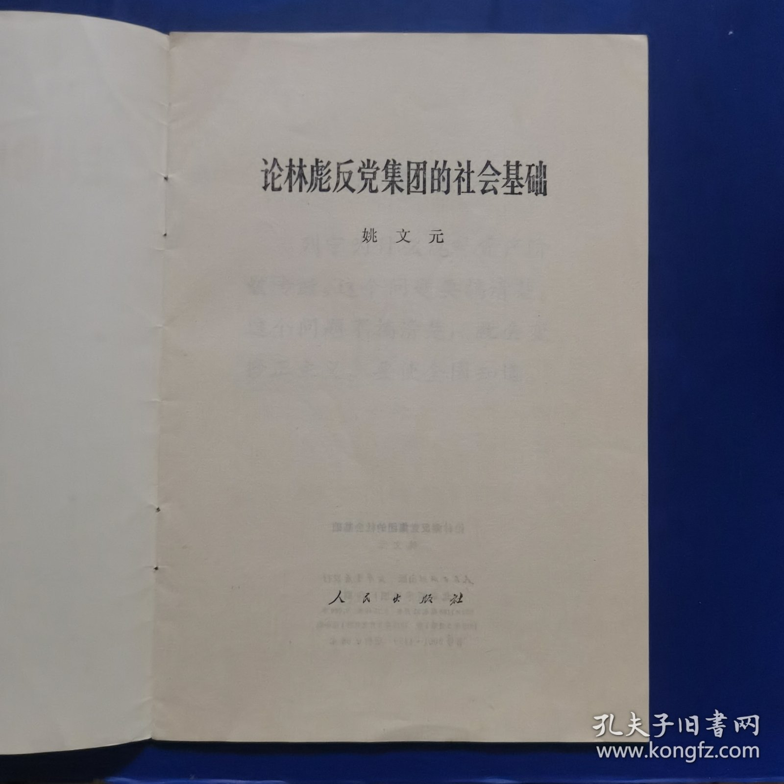 论林彪反党集团的社会基础