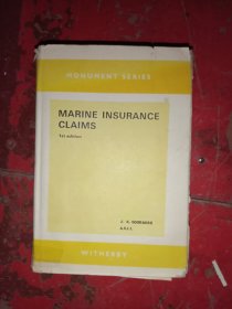 英文原版 marine insurance claims 1st adition 海上保险索赔