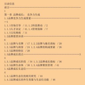 企业品牌竞争力